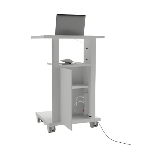 Alternative view of ATLAS Mobile Computer Cart & Workstation