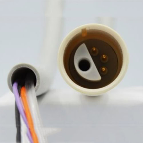 Vista alternativa da mangueira para o scaler SATELEC / ACTEON NEWTRON sem luz