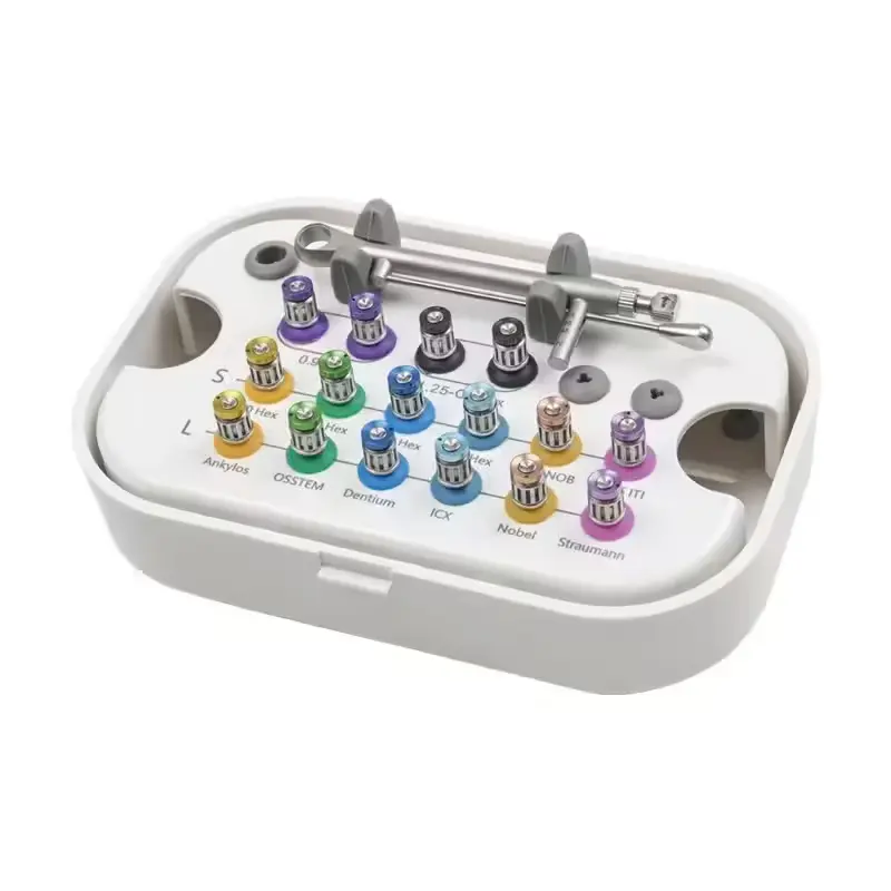Implant Torque Wrench Dental Kit with Adjustable Torque Wrench (15–70 Ncm)