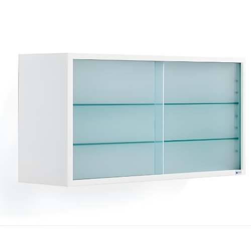 MV Wall-Mounted Dental Cabinet with Sliding Glass Doors