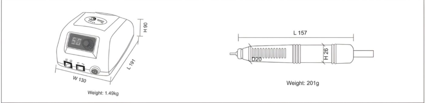 PRIME 221 Professional Brushless Laboratory Micromotor - high quality
